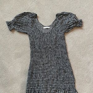 Faithfull the Brand Checkered Mini Dress